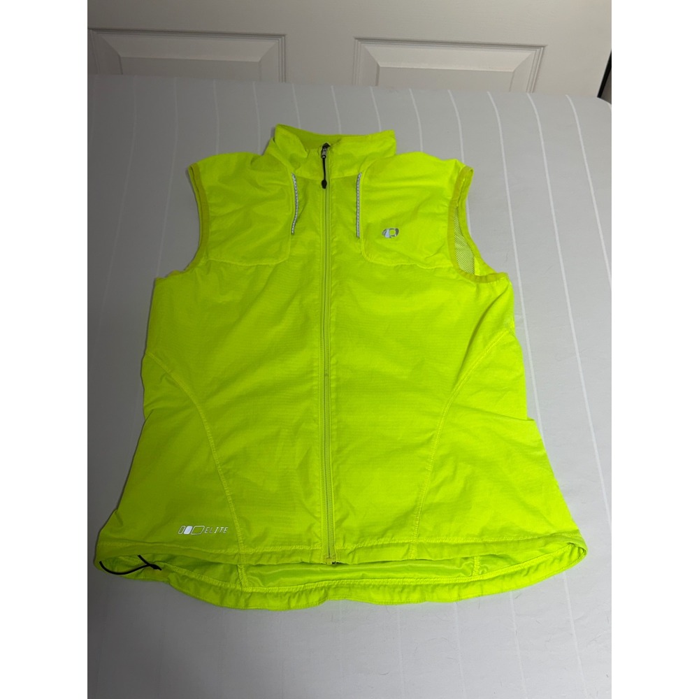 Pearl Izumi Elite Cycling Vest Screaming Yellow High Vis Reflective Small Mens